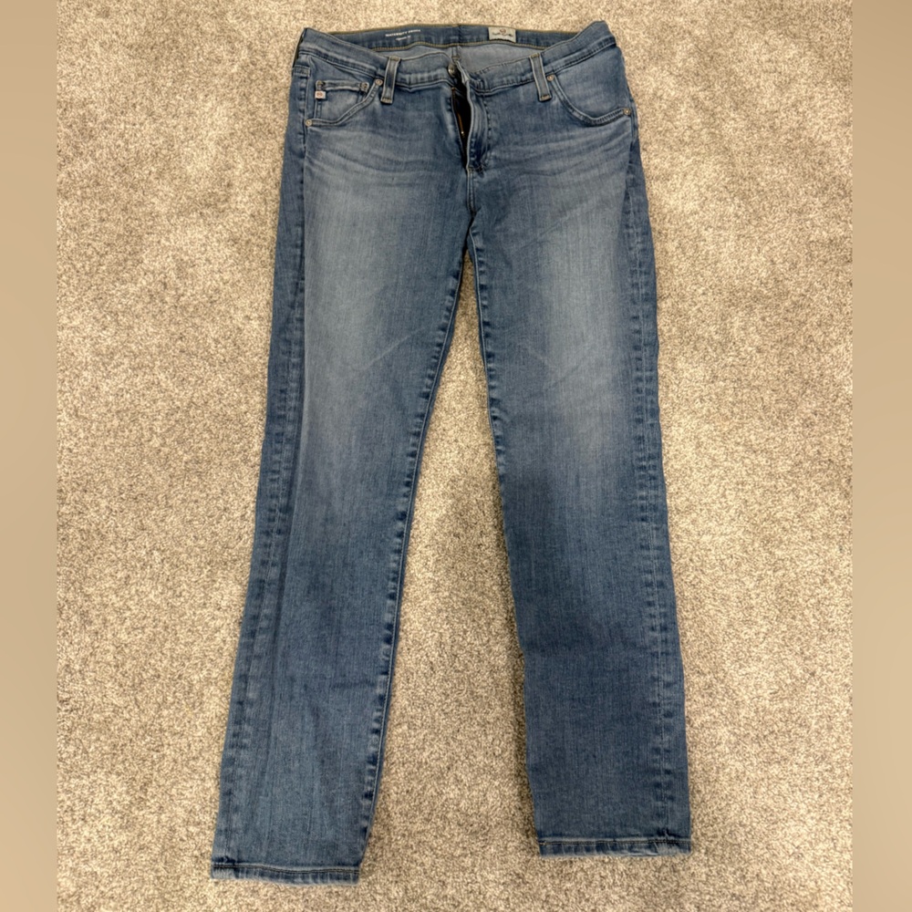 AG Adriano Goldschmied Light Blue Maternity Jeans